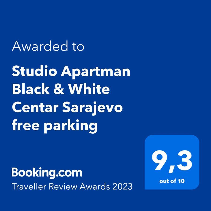 Studio Apartman Black & White Centar Sarajevo Free Parking Exterior foto